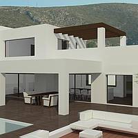 Spain / Costa Blanca / Provinz Alicante | Projektiertes Architektenhaus mit strandnahem Grundstück