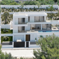 Spain / Costa Blanca / Provinz Alicante | Projektiertes Architektenhaus mit Blick auf "Bernia mountains"